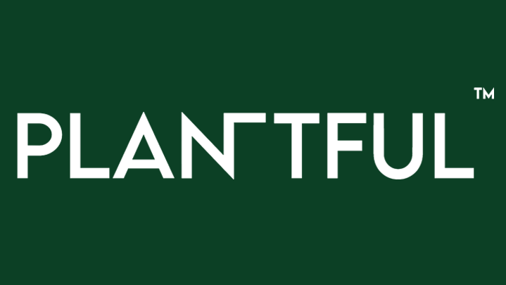 Plantful logo on a green background