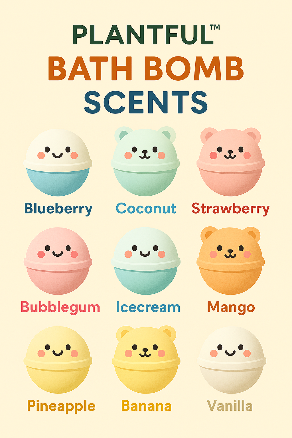 Plantful™ Kids Bath Bombs